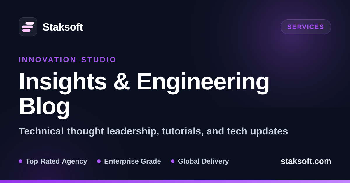 Insights - Tech Blog | Staksoft