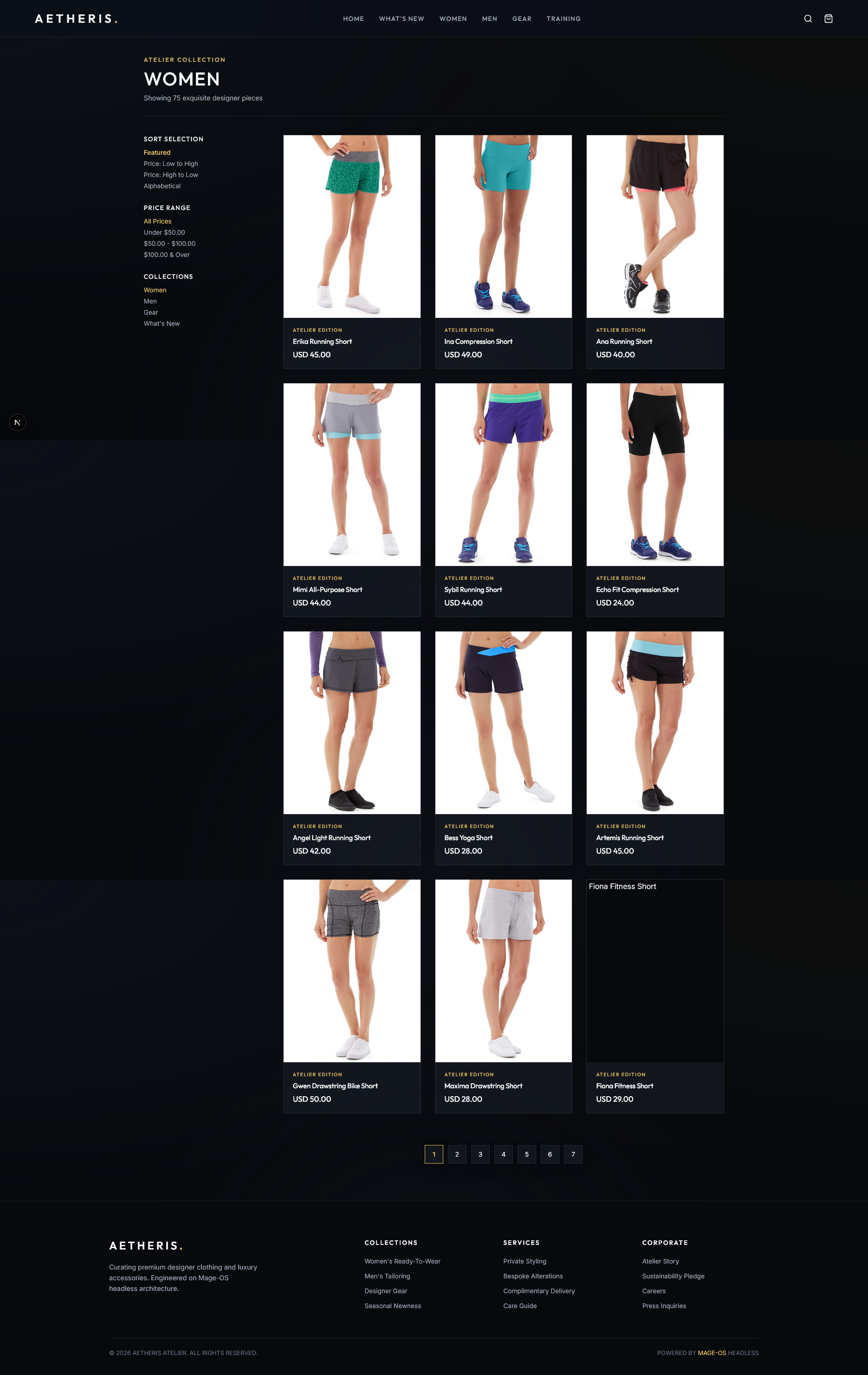 Mage-OS Headless Category Listing Page